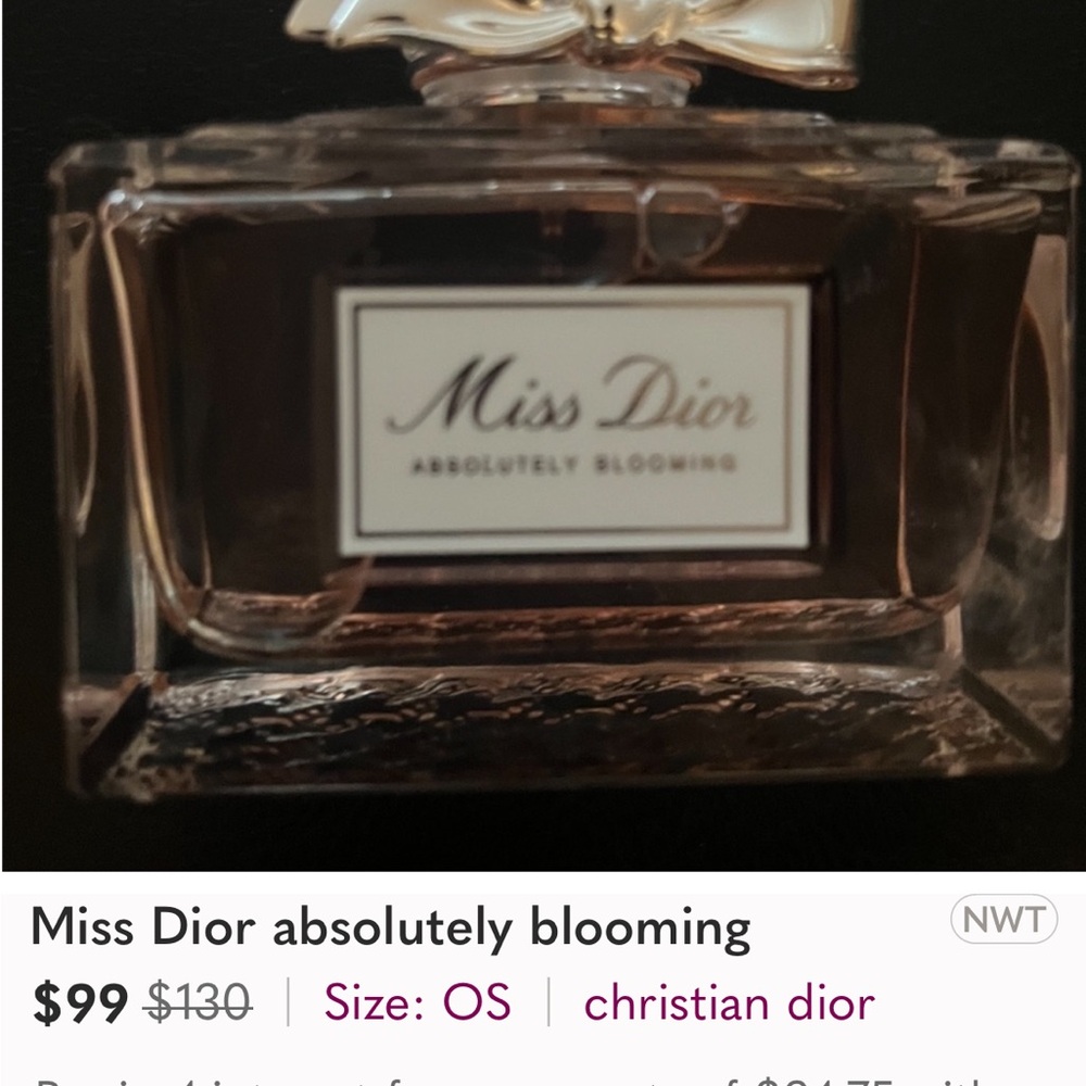 Dior Absolutely Blooming fragrance.